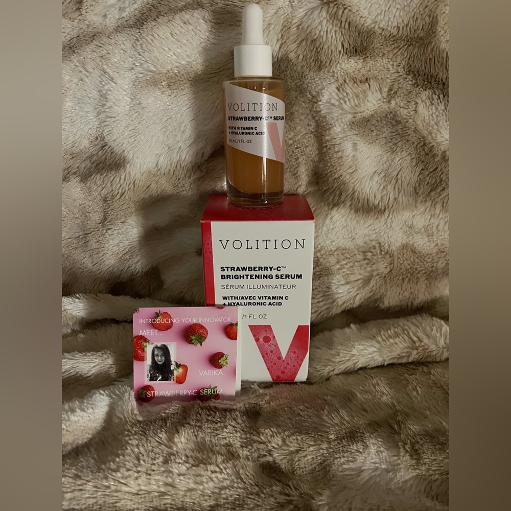 Volition Strawberry-C Serum 1 oz – Vitamin C + Hyaluronic Acid